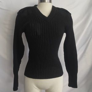 Vintage Brigade Military Wool Sweater England - XS
